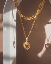 將圖片載入圖庫檢視器 Fallen Angel • Gold Titanium Steel Rainbow Cupid Necklace (waterproof) *防水物料