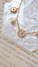 Load image into Gallery viewer, Wanderlust Moon & Star CZ Choker (Waterproof Material)