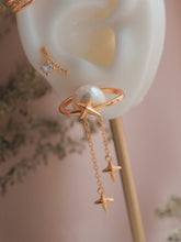 Load image into Gallery viewer, Serenity Pearl Star Drop Earrings