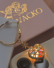 ๅฐๅ็่ผๅ
ฅๅๅบซๆชข่ฆๅจ Love at first sight - Heart Shaped Hoop Earrings