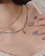將圖片載入圖庫檢視器 Boho Chic - 18KGP Gold Choker Necklace *Waterproof