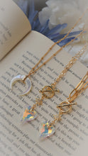 Load image into Gallery viewer, La Favore SET - 18K Crescent Moon Layered Necklace Set (waterproof)