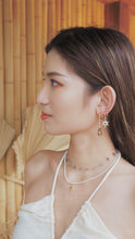 ๅฐๅ็่ผๅ
ฅๅๅบซๆชข่ฆๅจ Fortune - Gold Titanium Steel Evil Eyes Hoop Earrings  (waterproof)้ฒๆฐด็ฉๆ