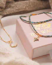 Load image into Gallery viewer, Dreamy Rise - Gold Titanium Steel Opal Necklace