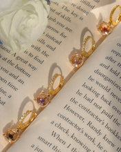 Load image into Gallery viewer, LAรS - 14KGP Crystal Baby Hoops