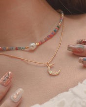 ๅฐๅ็่ผๅ
ฅๅๅบซๆชข่ฆๅจ Dreamy Rise - Gold Titanium Steel Opal Necklace