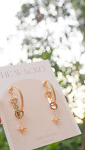 Load image into Gallery viewer, Ajar - TITANIUM STEEL 2-WAY GOLD HOOP EARRINGS (waterproof)