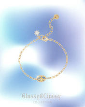 將圖片載入圖庫檢視器 Kira - Gold Titanium Steel Tiny Gemstone Bracelets