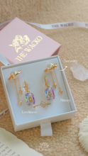 Load image into Gallery viewer, Serenity Pearl Star Drop Earrings