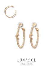 Load image into Gallery viewer, Infinity - 14KGP Hoop Earrings *Very Limited* !!!