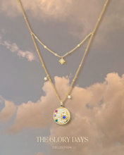 Load image into Gallery viewer, Moon Night - Gold Layered Necklace (Waterproof)