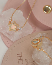 Load image into Gallery viewer, Luna Glow - Gold Vermeil Opal Moon Bracelet