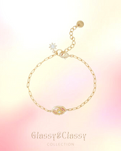 將圖片載入圖庫檢視器 Kira - Gold Titanium Steel Tiny Gemstone Bracelets