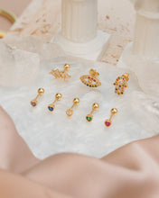 ๅฐๅ็่ผๅ
ฅๅๅบซๆชข่ฆๅจ Eye of Fatima - TITANIUM STEEL GOLD STUD EARRINGS ้ฒๆฐด็ฉๆ