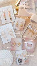 Load image into Gallery viewer, Ajar - TITANIUM STEEL 2-WAY GOLD HOOP EARRINGS (waterproof)