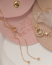 Load image into Gallery viewer, Luna Glow - Gold Vermeil Opal Moon Bracelet