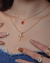 Load image into Gallery viewer, Legend Cross - 18KGP Necklace