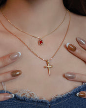Load image into Gallery viewer, Legend Cross - 18KGP Necklace