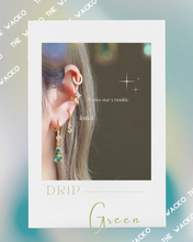 Load image into Gallery viewer, Drip - Crystal Baby Hoop Earrings