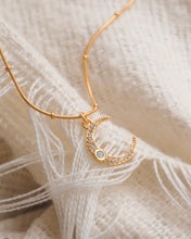 Load image into Gallery viewer, Dreamy Rise - Gold Titanium Steel Opal Necklace