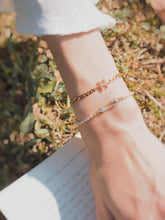 Load image into Gallery viewer, You Are Loved Initial Figaro Chain Bracelets (Waterproof)
