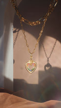 將圖片載入圖庫檢視器 Fallen Angel • Gold Titanium Steel Rainbow Cupid Necklace (waterproof) *防水物料
