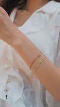 Load image into Gallery viewer, You Are Loved Initial Figaro Chain Bracelets (Waterproof)