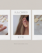 Load image into Gallery viewer, Scared Eye & Luna - 18KGP / 925 Silver Mini Studs