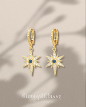 ๅฐๅ็่ผๅ
ฅๅๅบซๆชข่ฆๅจ Fortune - Gold Titanium Steel Evil Eyes Hoop Earrings  (waterproof)้ฒๆฐด็ฉๆ