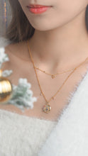 Load image into Gallery viewer, Moon Night - Gold Layered Necklace (Waterproof)