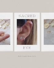 Load image into Gallery viewer, Scared Eye & Luna - 18KGP / 925 Silver Mini Studs