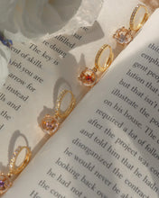 Load image into Gallery viewer, LAรS - 14KGP Crystal Baby Hoops