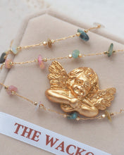 將圖片載入圖庫檢視器 Boho Tourmaline - 18KGP Magic Crystal Stone Necklace