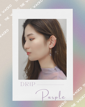 Load image into Gallery viewer, Drip - Crystal Baby Hoop Earrings