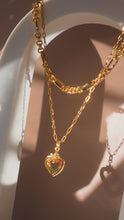 將圖片載入圖庫檢視器 Fallen Angel • Gold Titanium Steel Rainbow Cupid Necklace (waterproof) *防水物料