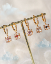 Load image into Gallery viewer, LAÏS - 14KGP Crystal Baby Hoops