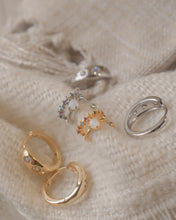 Load image into Gallery viewer, Hope - Silver Hoop Earrings
