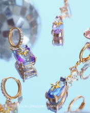 Load image into Gallery viewer, Mimzy - Crystal Baby Hoop Earrings