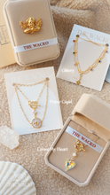 Load image into Gallery viewer, Cross My Heart - 18KGP TOGGLE NECKLACE