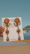 Load image into Gallery viewer, Vita - Vintage Button Earrings