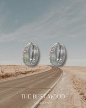 Load image into Gallery viewer, STONE & STRAND - S925 RAINBOW HUGGIE HOOPS