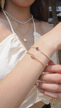 將圖片載入圖庫檢視器 Kira - Gold Titanium Steel Tiny Gemstone Bracelets