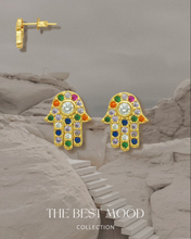 ๅฐๅ็่ผๅ
ฅๅๅบซๆชข่ฆๅจ Eye of Fatima - TITANIUM STEEL GOLD STUD EARRINGS ้ฒๆฐด็ฉๆ