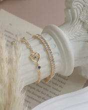 ๅฐๅ็่ผๅ
ฅๅๅบซๆชข่ฆๅจ Prayer - 18KGP Evil Eye CZ Bracelet
