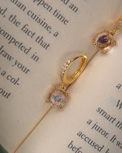 Load image into Gallery viewer, LAÏS - 14KGP Crystal Baby Hoops