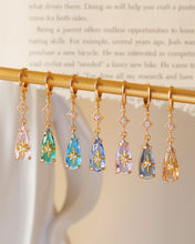 Load image into Gallery viewer, Drip - Crystal Baby Hoop Earrings