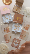 Load image into Gallery viewer, Serenity Pearl Star Drop Earrings