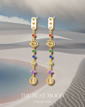 Load image into Gallery viewer, Diva - 18K RAINBOW EARRINGS