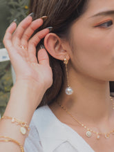 Load image into Gallery viewer, Divinity Celestial Chain Drop Earrings