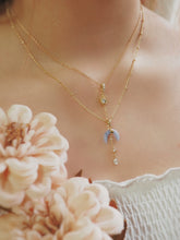 Load image into Gallery viewer, La Favore SET - 18K Crescent Moon Layered Necklace Set (waterproof)